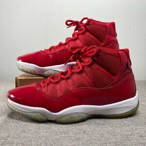 Nike Air Jordan 11 Retro Win Like 96 Men's 13 Gym Red Black-White 378037-623
